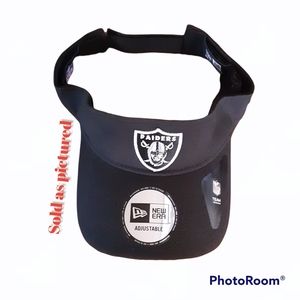 New Era Men's Las Vegas Raiders Black Sideline Gruden Visor